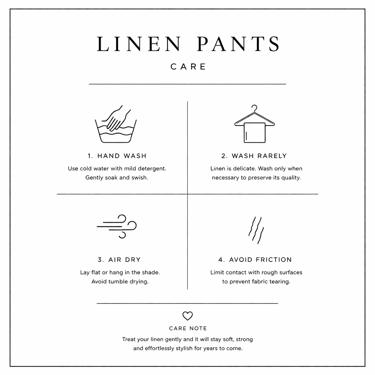 WIDE LINEN PANTS