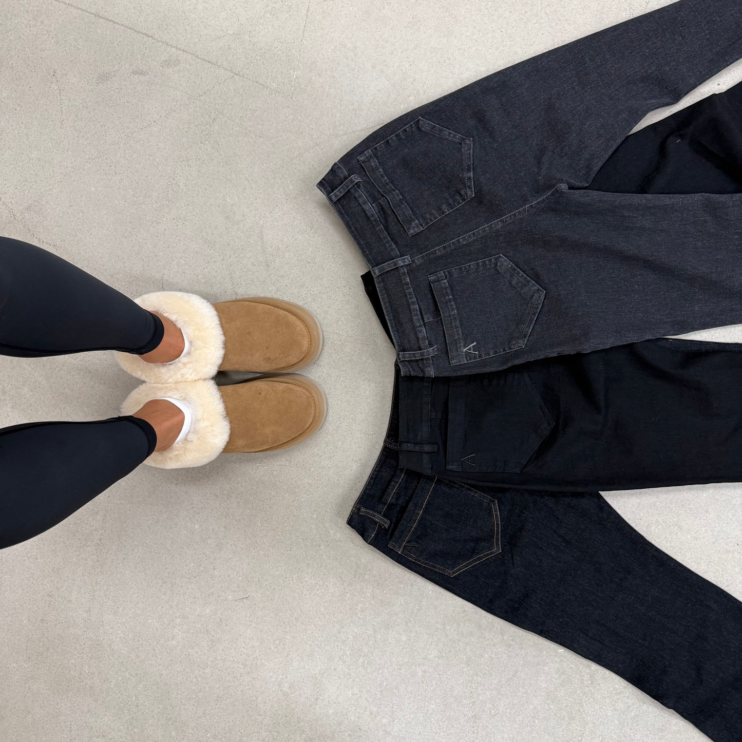 LOVA FLARED DENIM black