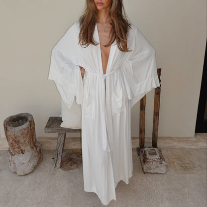 ALOBHA ROBE WHITE