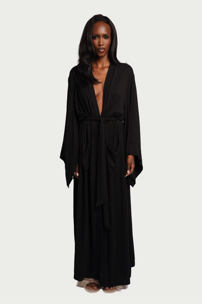 Alobha Robe Black