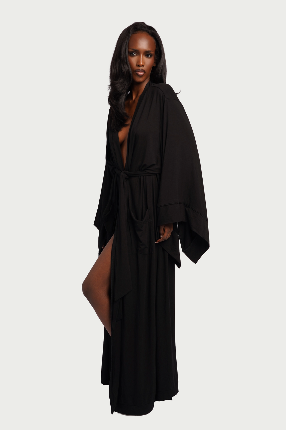 Alobha Robe Black