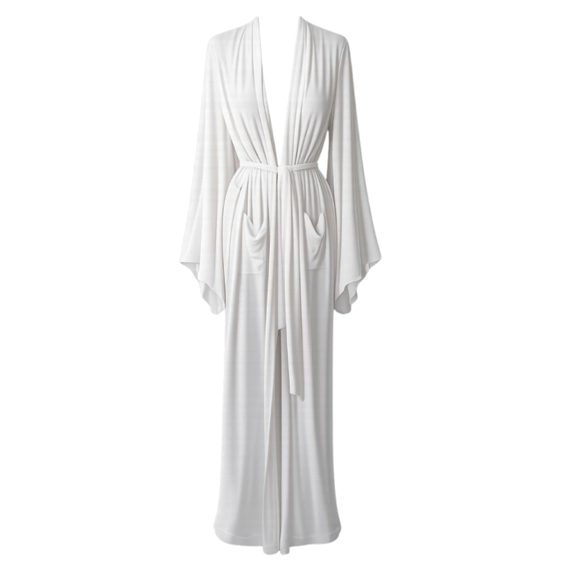 ALOBHA ROBE WHITE