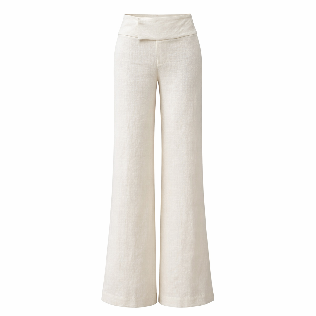 WIDE LINEN PANTS