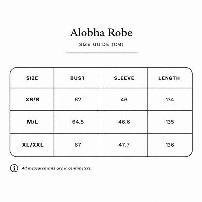 ALOBHA ROBE BLACK