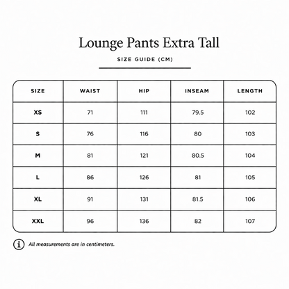 LOUNGE PANTS EXTRA TALL