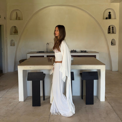 ALOBHA ROBE WHITE