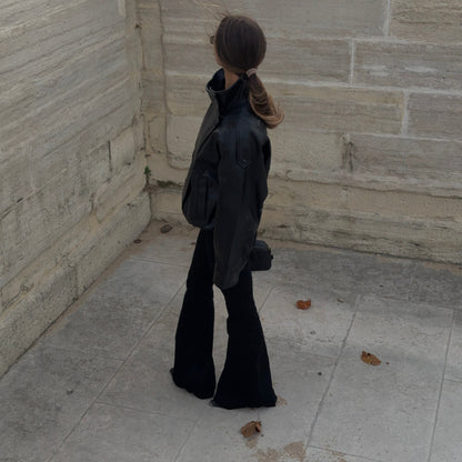 LOVA FLARED DENIM black