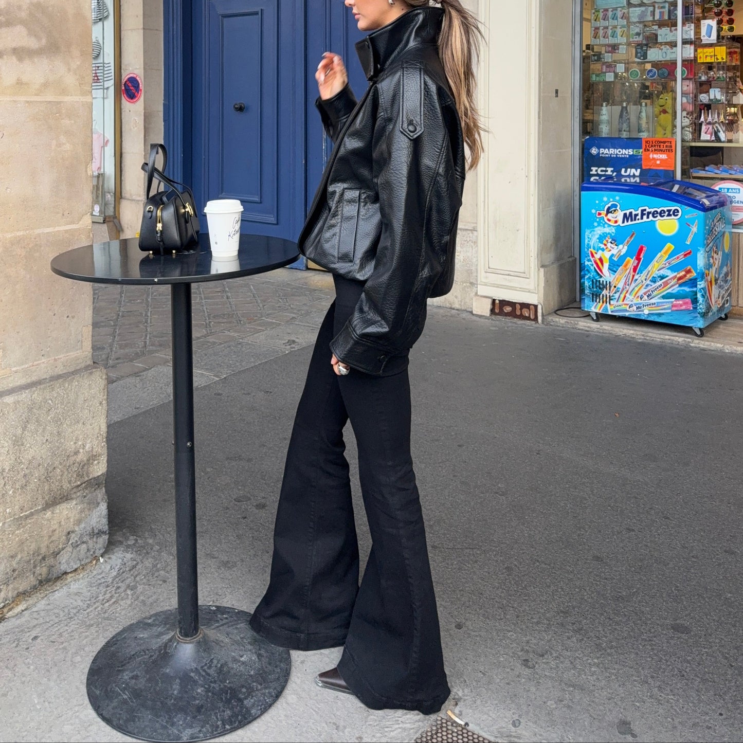 LOVA FLARED DENIM black