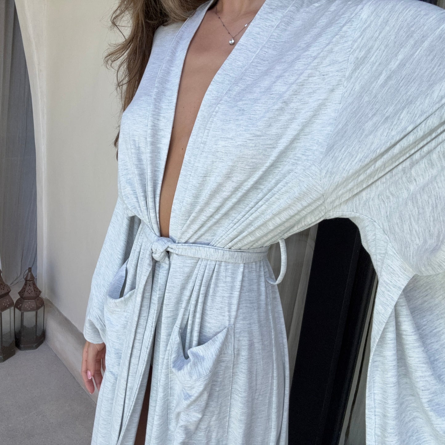 ALOBHA ROBE GREY coming in April