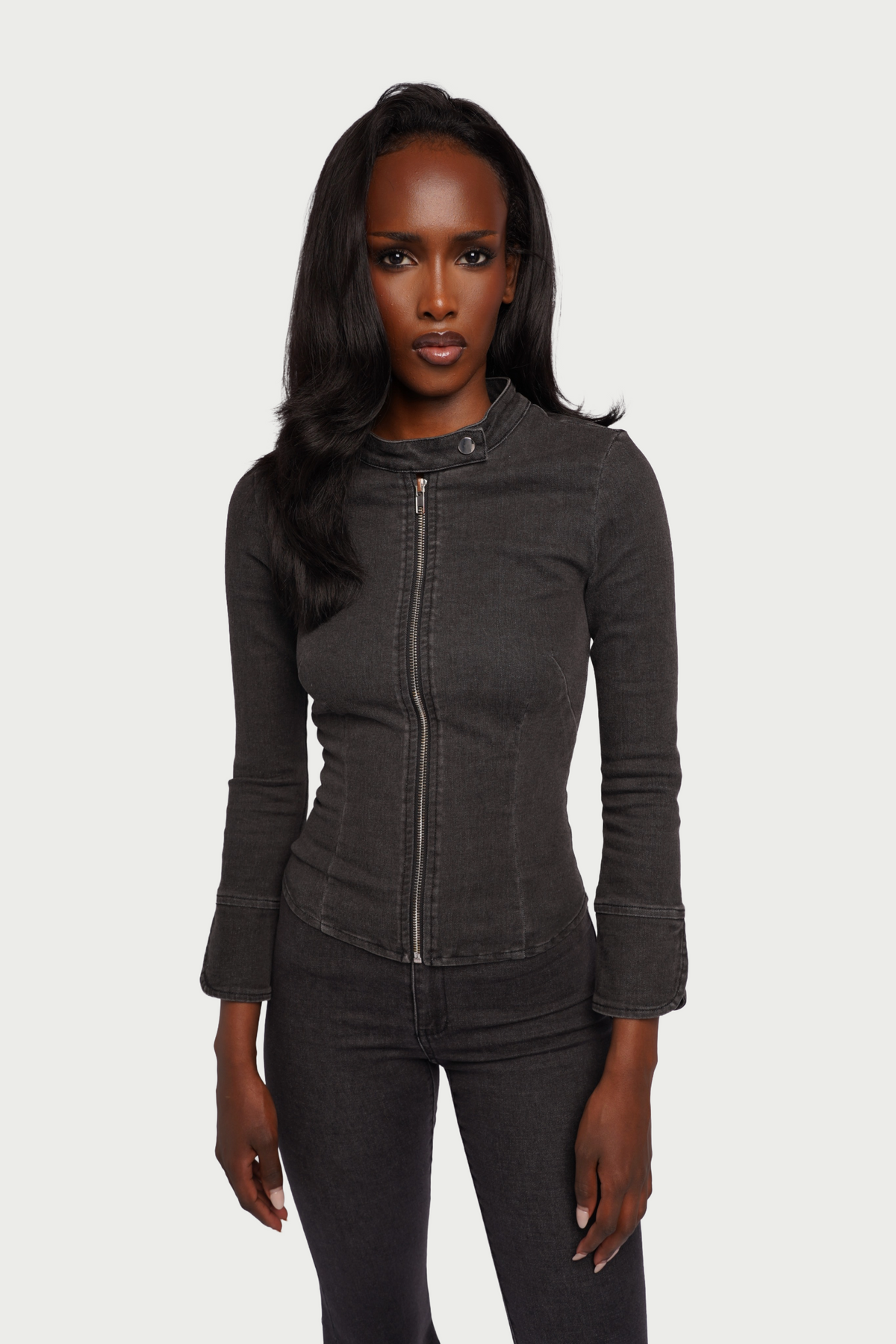 Denim Jacket Dark Grey